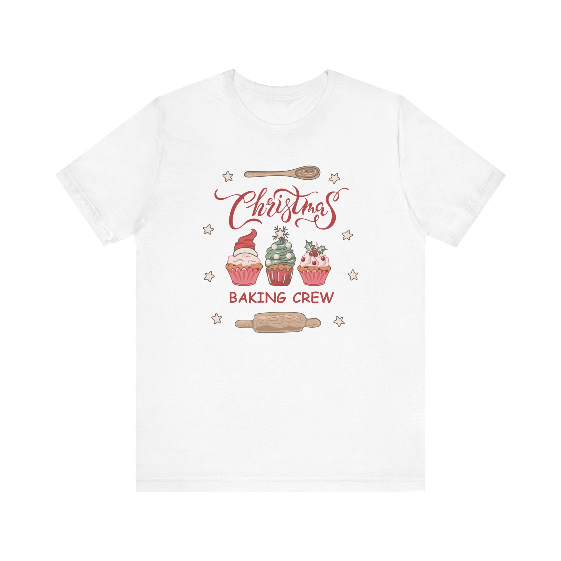 Christmas Baking Team Shirt, Christmas Baking Crew Matching TShirt, Christmas Baking Shirt, Family Christmas Shirts, Christmas Cookie Crew T-Shirt Printify White XS 