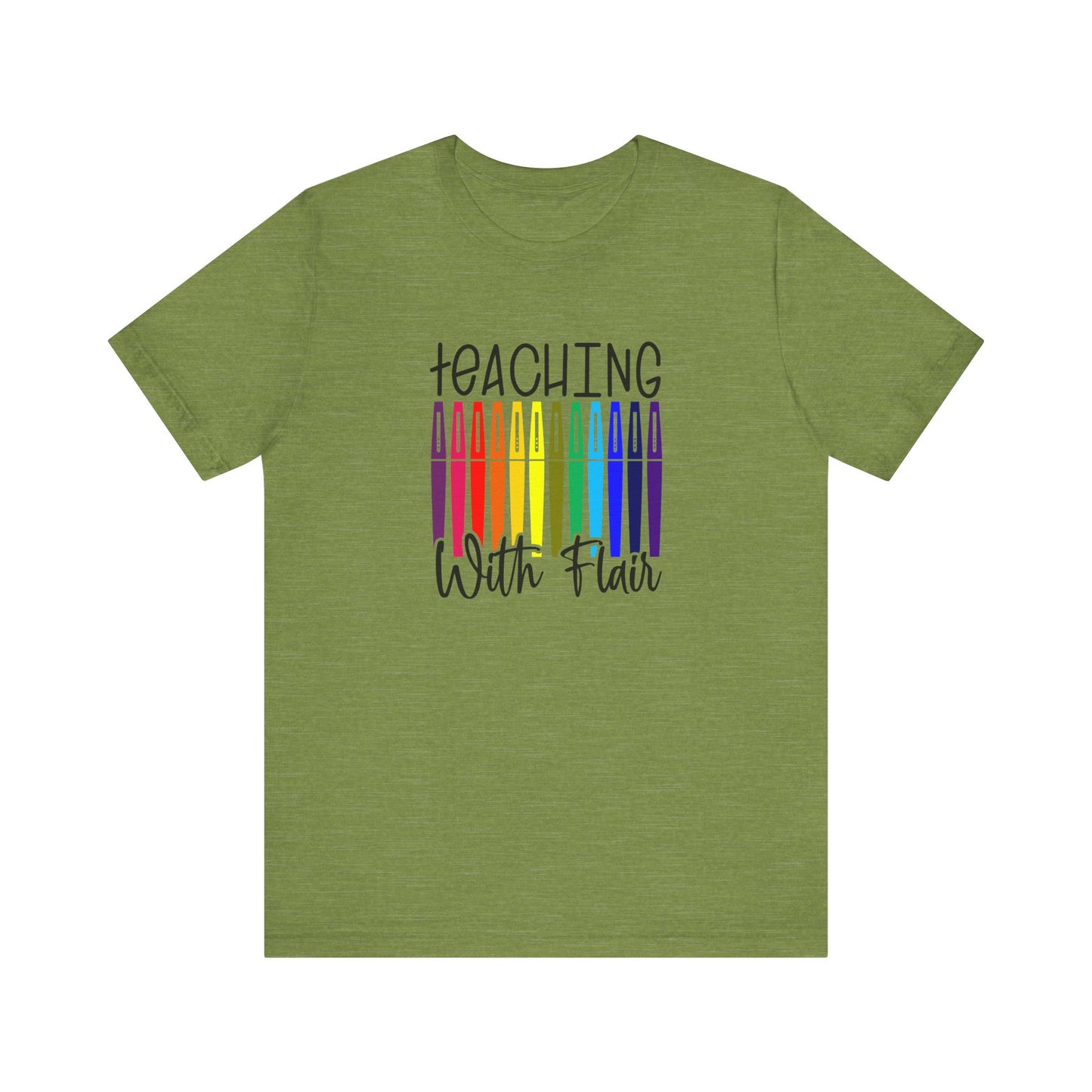 Cute Teacher TShirt Gift, Education Tee, Elementary School Teacher Appreciation, Funny Back To School Shirt, Teacher T-Shirt, Teacher Tee, T-Shirt Printify Heather Green XS 