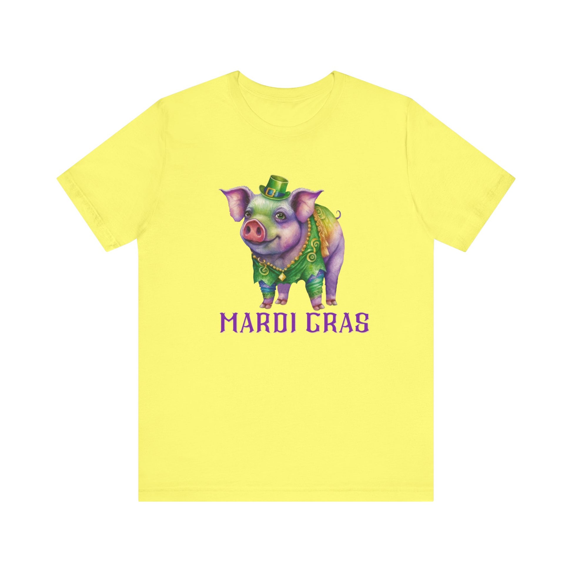 Mardi Gras Party Tshirt Carnival Gift New Orleans Festival Nola Shirt Mardi Gras Squad Mardi Gras Parade Shirt Fat Tuesday Tee Girls T-Shirt Printify Yellow S 