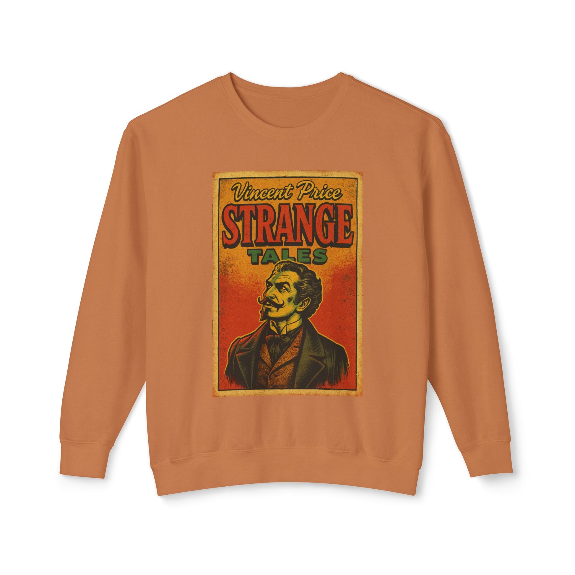 Vincent Price Vintage-Inspired Crewneck Sweatshirt - Perfect Gift for Book Lovers, Halloween, Casual Wear, Literary Enthusiasts, Cozy Layer Sweatshirt Printify Yam S