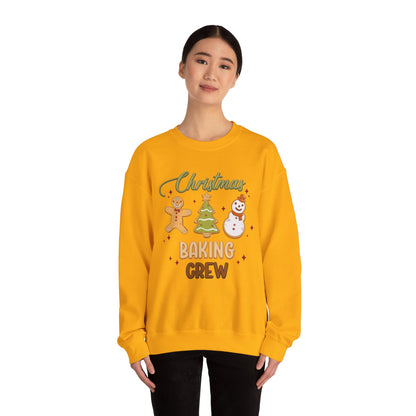 Christmas Baking Crew Sweatshirt, Christmas Baking Team Matching Sweater, Christmas Baking Women's Christmas Shirts, Christmas Cookie Crew Sweatshirt Printify   