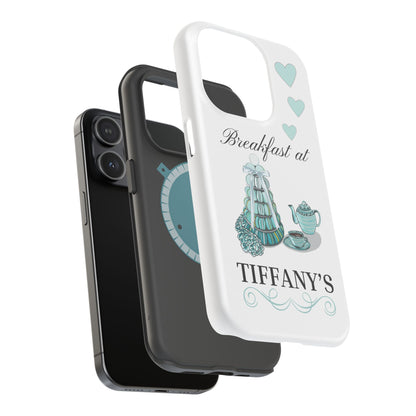 Breakfast at Tiffany's MagSafe Phone Case For Iphone Breakfast at Tiffanys Tough Phone Case Gift for Mom Audrey Hepburn Glamour I phone Case Phone Case Printify   