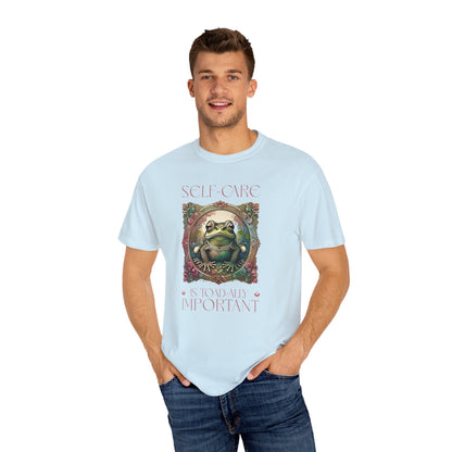 Frog Self-Care Is Toad-ally Important Unisex T-Shirt, Casual Wear, Highlander Fan Gift,