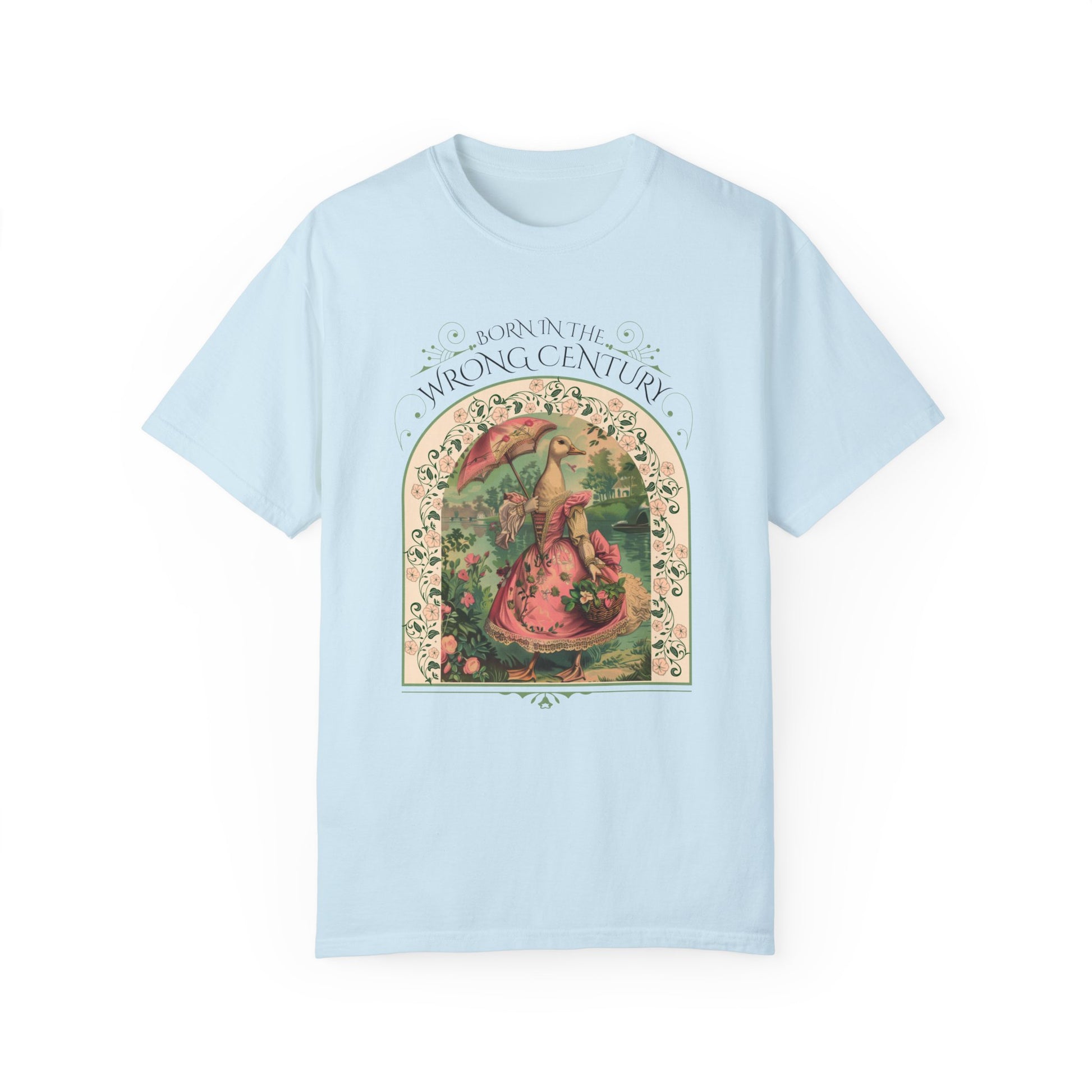 Historical Romance Reader TShirt Gift For Regency Victorian Period Goose Lover Shirt Regency Romance Book Gift For Her Vintage Goose Design T-Shirt Printify   