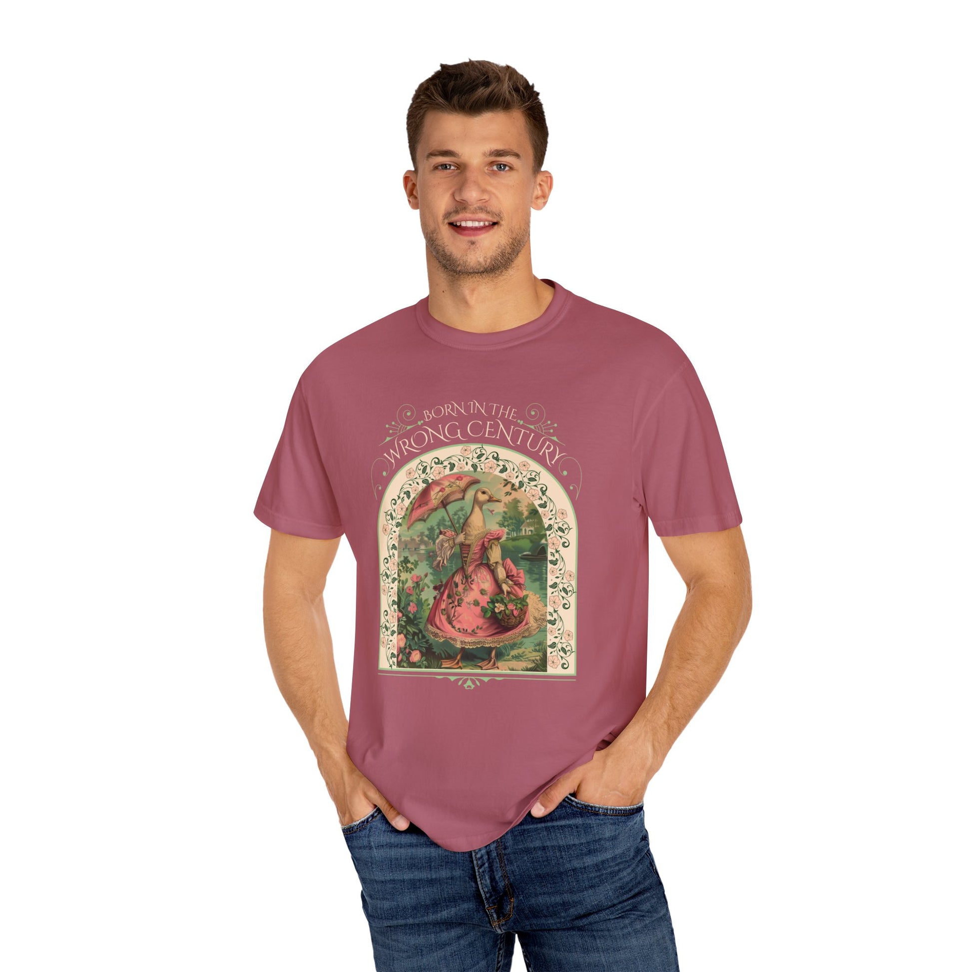 Historical Romance Reader TShirt Gift For Regency Victorian Period Goose Lover Shirt Regency Romance Book Gift For Her Vintage Goose Design T-Shirt Printify   