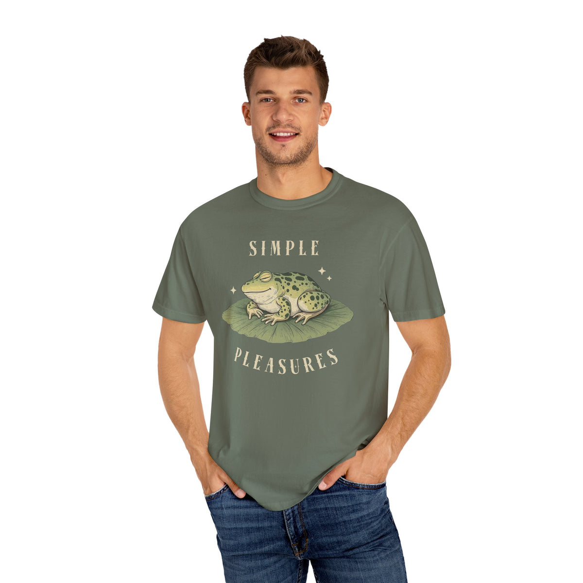 Funny Frog T-Shirt Retro Vibes Froggy Meme Shirt Vintage Frog And Toad Aesthetic Frog Lover Gift For Her Birthday Viral Trendy Shirt T-Shirt Printify