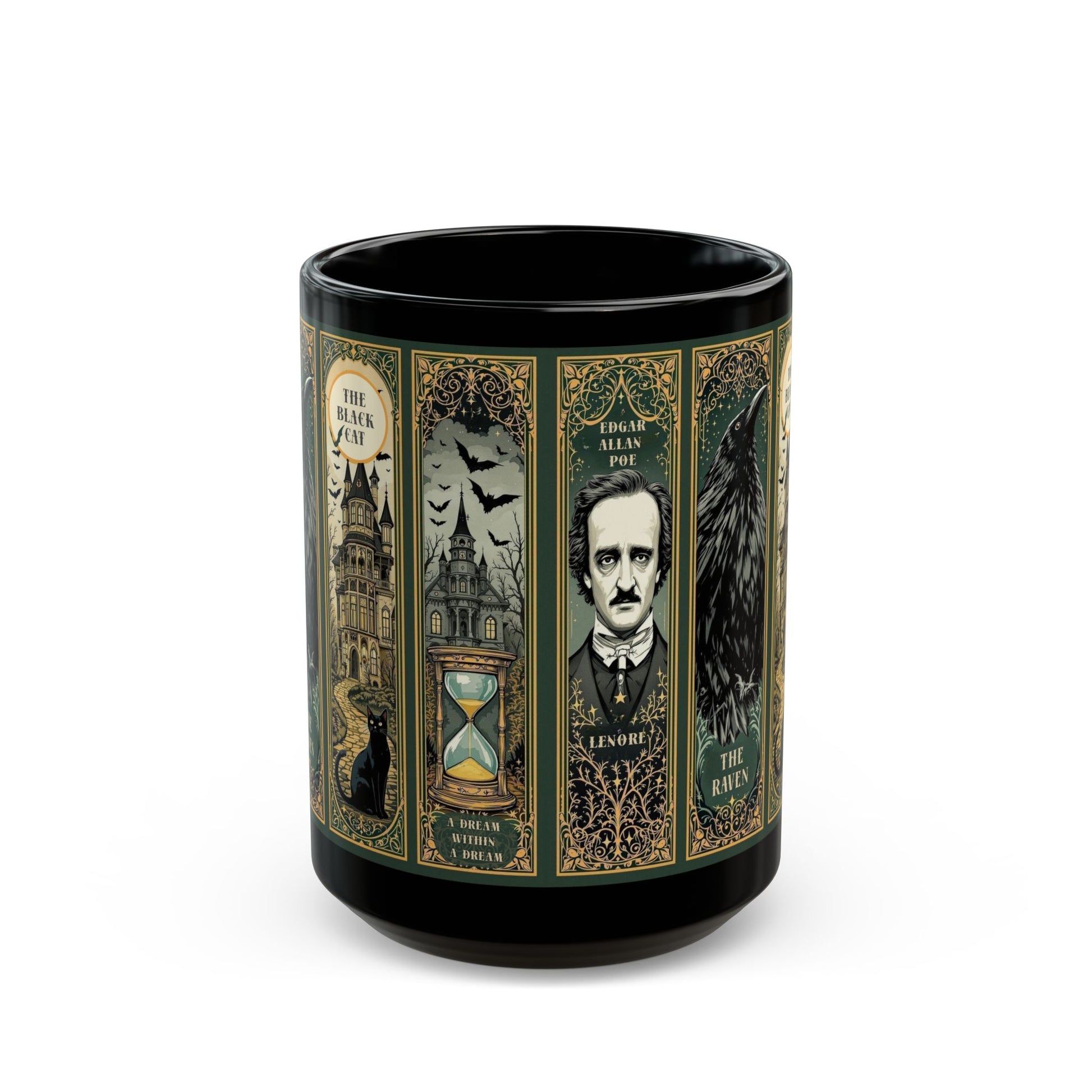 Edgar Allan Poe Mug Gothic Literary Gift For Book Lover Dark Academia Macabre Fall Coffee Cup Halloween Poetember Party Gift For Bookclub Mug Printify