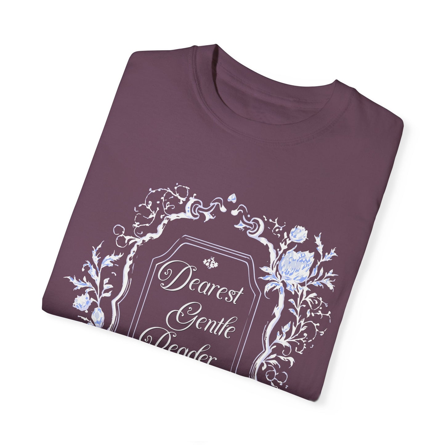 Dearest Gentle Reader Shirt Regency England Ton Society Papers Gift For Bridgerton Fan Historical Drama Romance Reader Gift Bookclub Gift T-Shirt Printify   