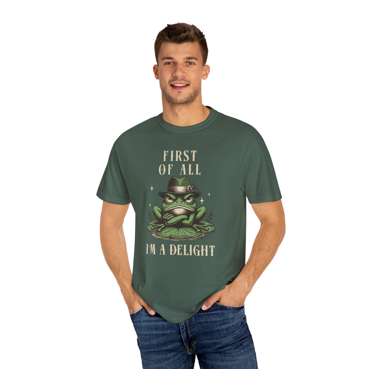 Funny Frog T-Shirt Retro Vibes Froggy Meme Shirt Vintage Frog And Toad Aesthetic Frog Lover Gift For Her Birthday Viral Trendy Shirt T-Shirt Printify