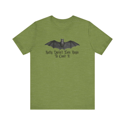 Halloween Vintage Flying Bat TShirt, Spooky Season Tee, Trick or Treating Shirt, Halloween Party T-Shirt, Batty & Funny T Shirt T-Shirt Printify Heather Green XS 