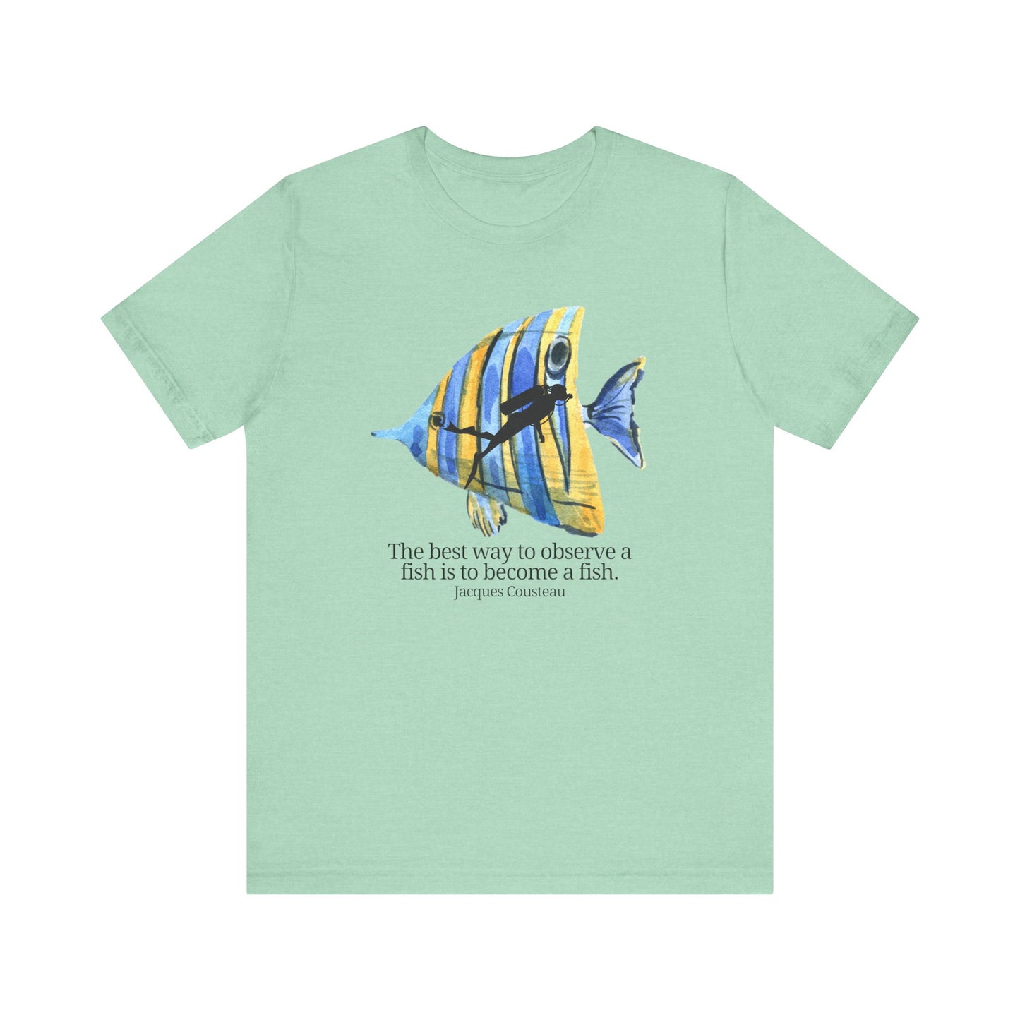 Scuba Diving Gift, Scuba Diving Shirt, Scuba Diver Gift, Diver TShirt, Gifts For Scuba Divers, Ocean Scuba Diving Shirt, Funny Diving Shirt T-Shirt Printify Heather Mint XS 