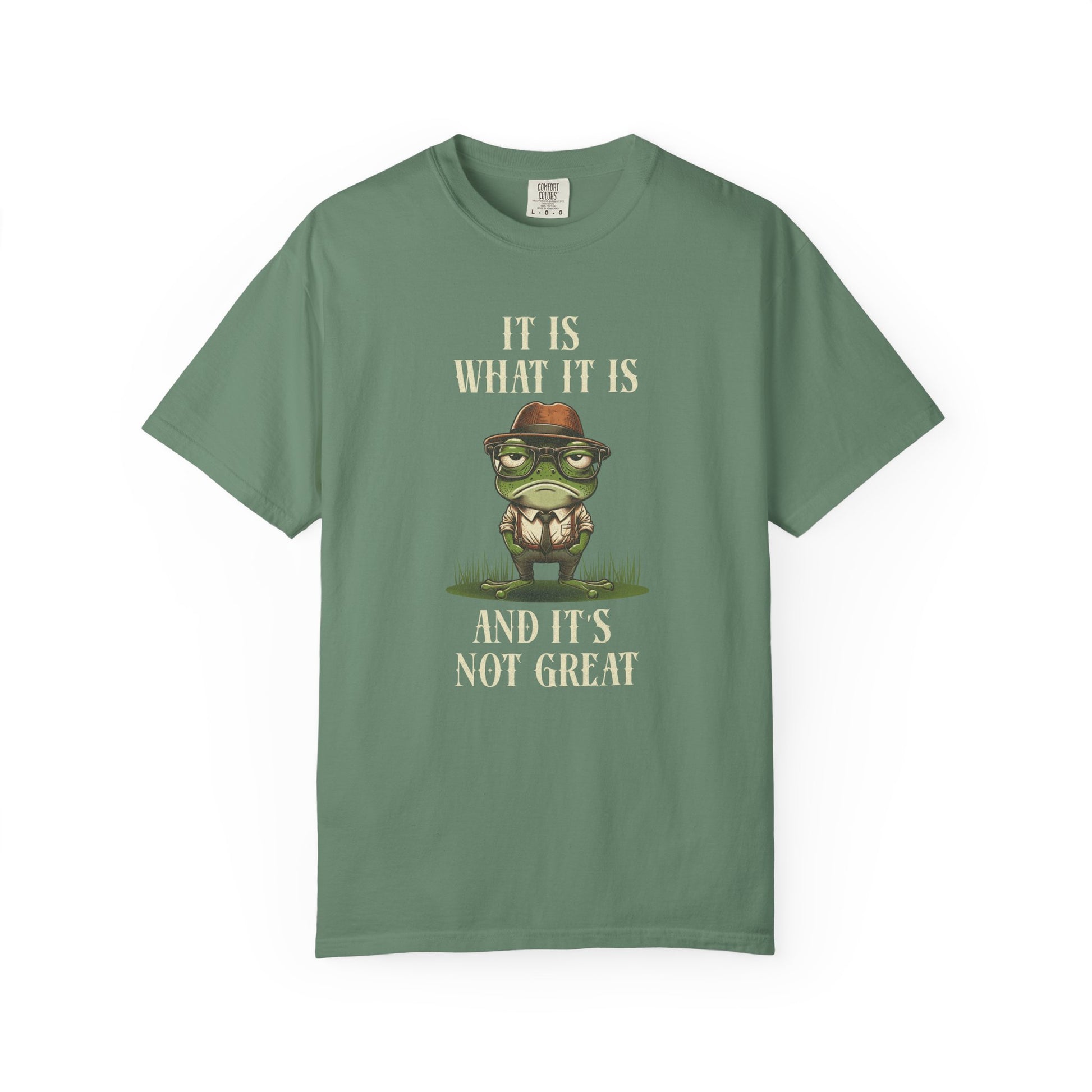 Funny Frog T-Shirt Retro Self Care Froggy Meme Shirt Vintage Frog And Toad Aesthetic Frog Lover Gift For Her Birthday Viral Trendy Shirt T-Shirt Printify Light Green S