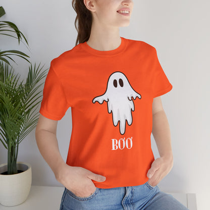 Halloween Ghost  TShirt,  Cute Ghost Shirt, Spooky Season Tee, Halloween Party T-Shirt, Autumn Style T Shirt, Trick or Treating Style, T-Shirt Printify   