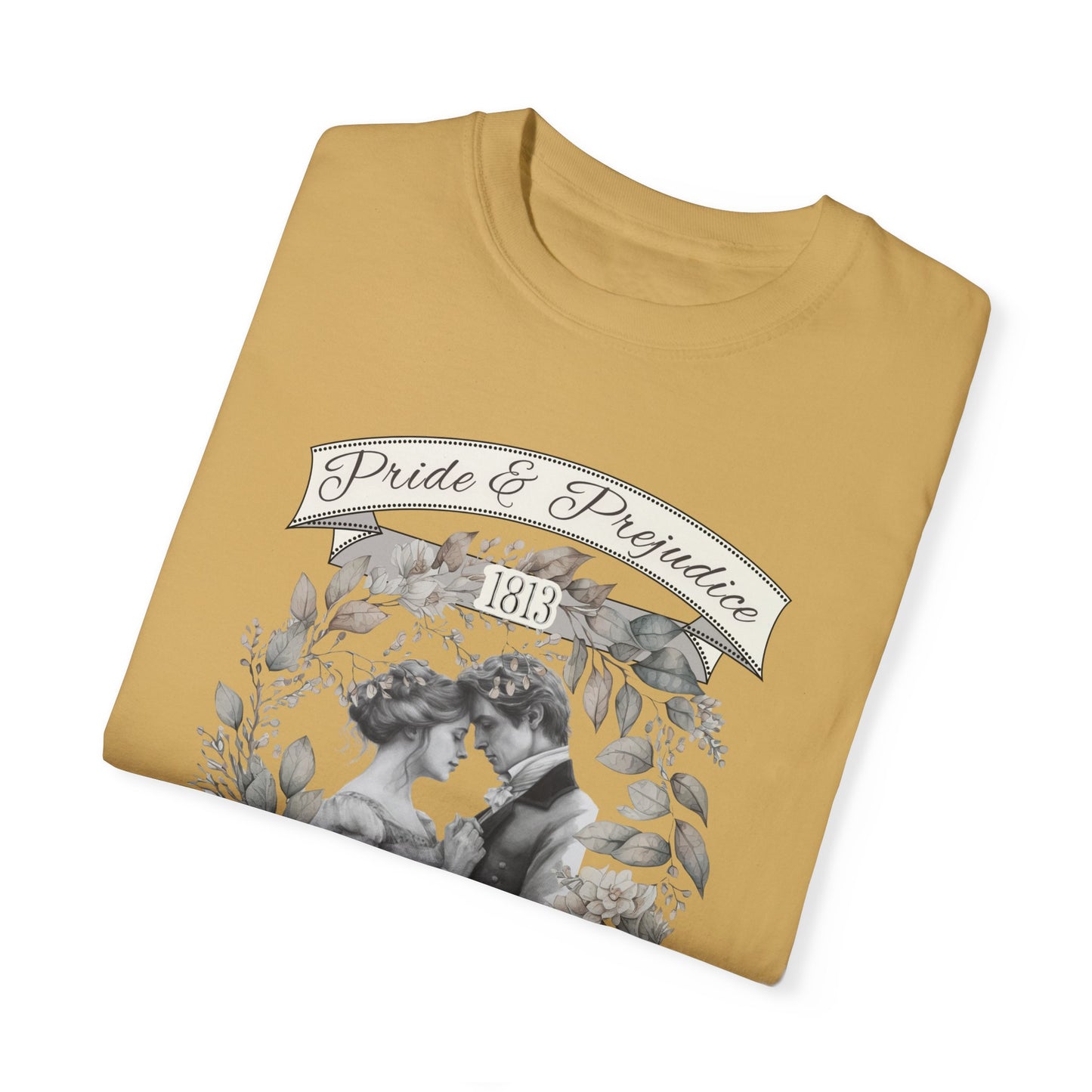 Pride and Prejudice T-Shirt Jane Austen Historical Romance Reader T-Shirt Printify   