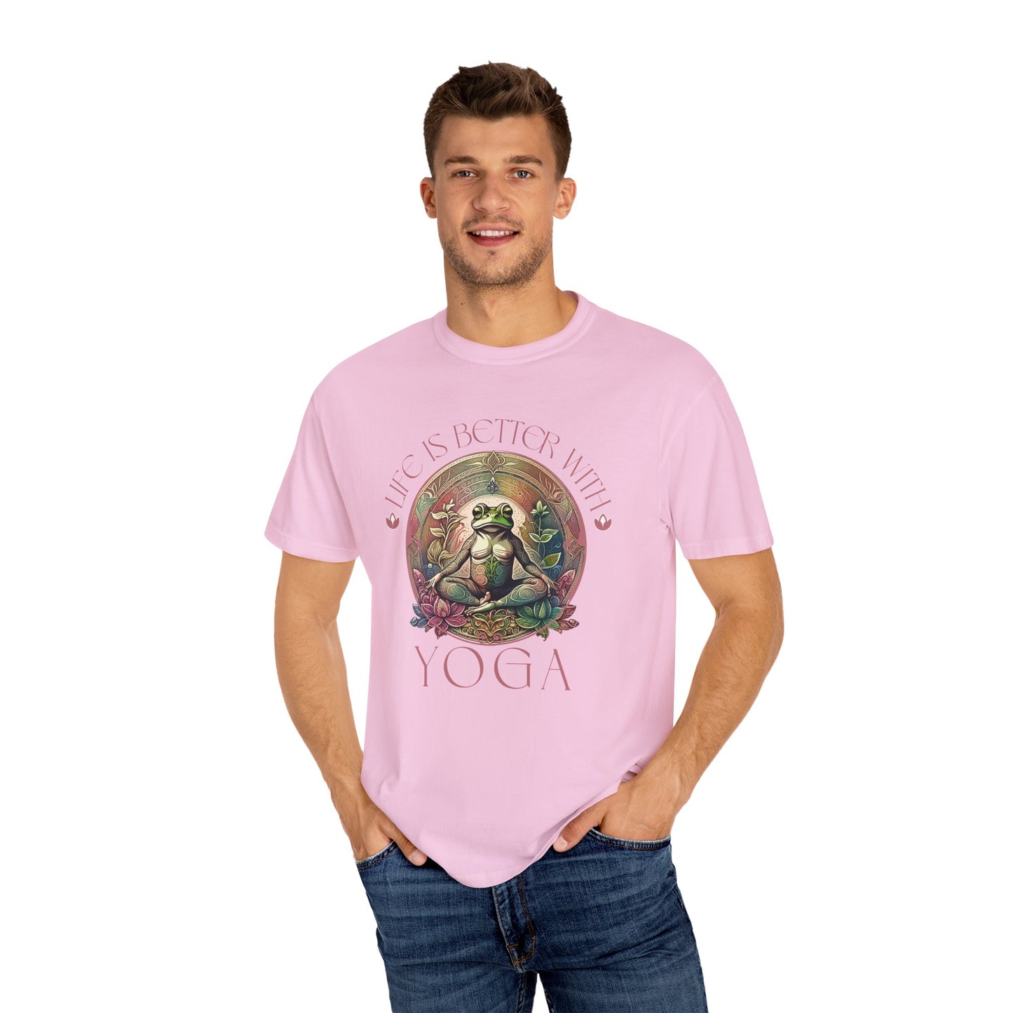Yoga Frog Life Is Better With Yoga Unisex T-Shirt, Casual Wear, Highlander Fan Gift,