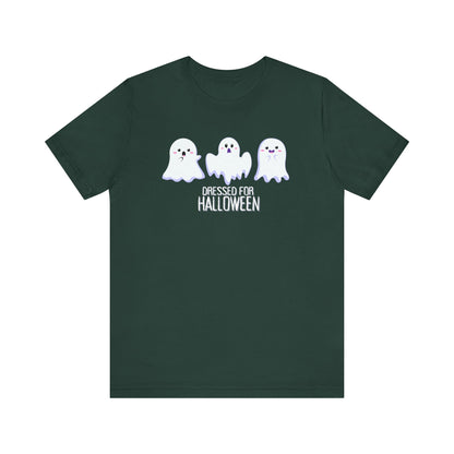 Halloween Cute Ghosts TShirt, Spooky Season Tee, Trick or Treating Shirt, Halloween Party T-Shirt, Funny Ghost Graphic T Shirt T-Shirt Printify Forest XS 