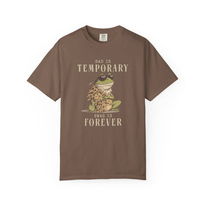 Funny Frog T-Shirt Retro Self Care Froggy Meme Shirt Vintage Frog And Toad Aesthetic Frog Lover Gift For Her Birthday Viral Trendy Shirt T-Shirt Printify Espresso S
