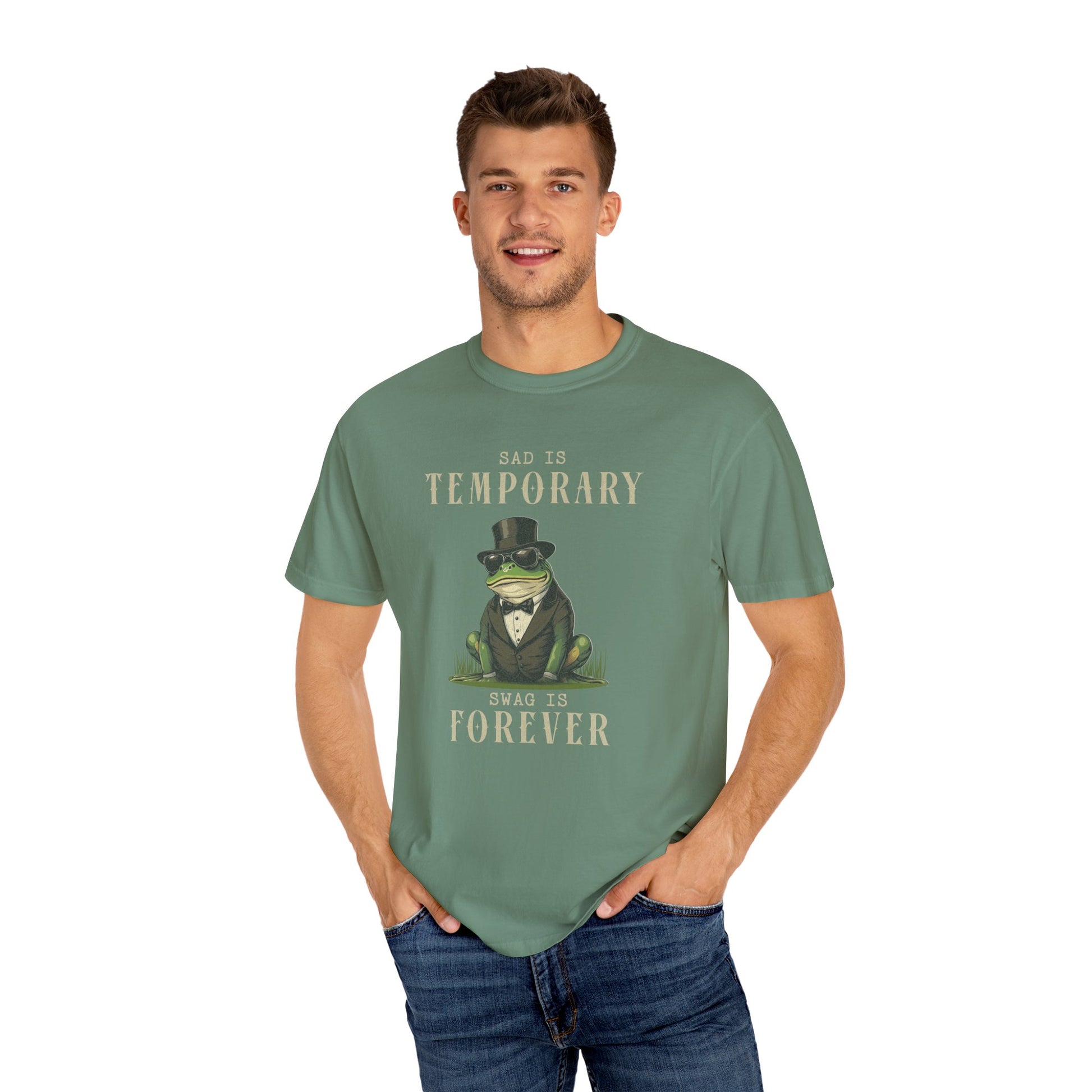 Funny Frog T-Shirt Retro Self Care Froggy Meme Shirt Vintage Frog And Toad Aesthetic Frog Lover Gift For Her Birthday Viral Trendy Shirt T-Shirt Printify
