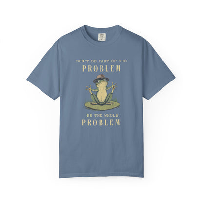 Funny Frog T-Shirt Retro Self Care Froggy Meme Shirt Vintage Frog And Toad Aesthetic Frog Lover Gift For Her Birthday Viral Trendy Shirt T-Shirt Printify Blue Jean S