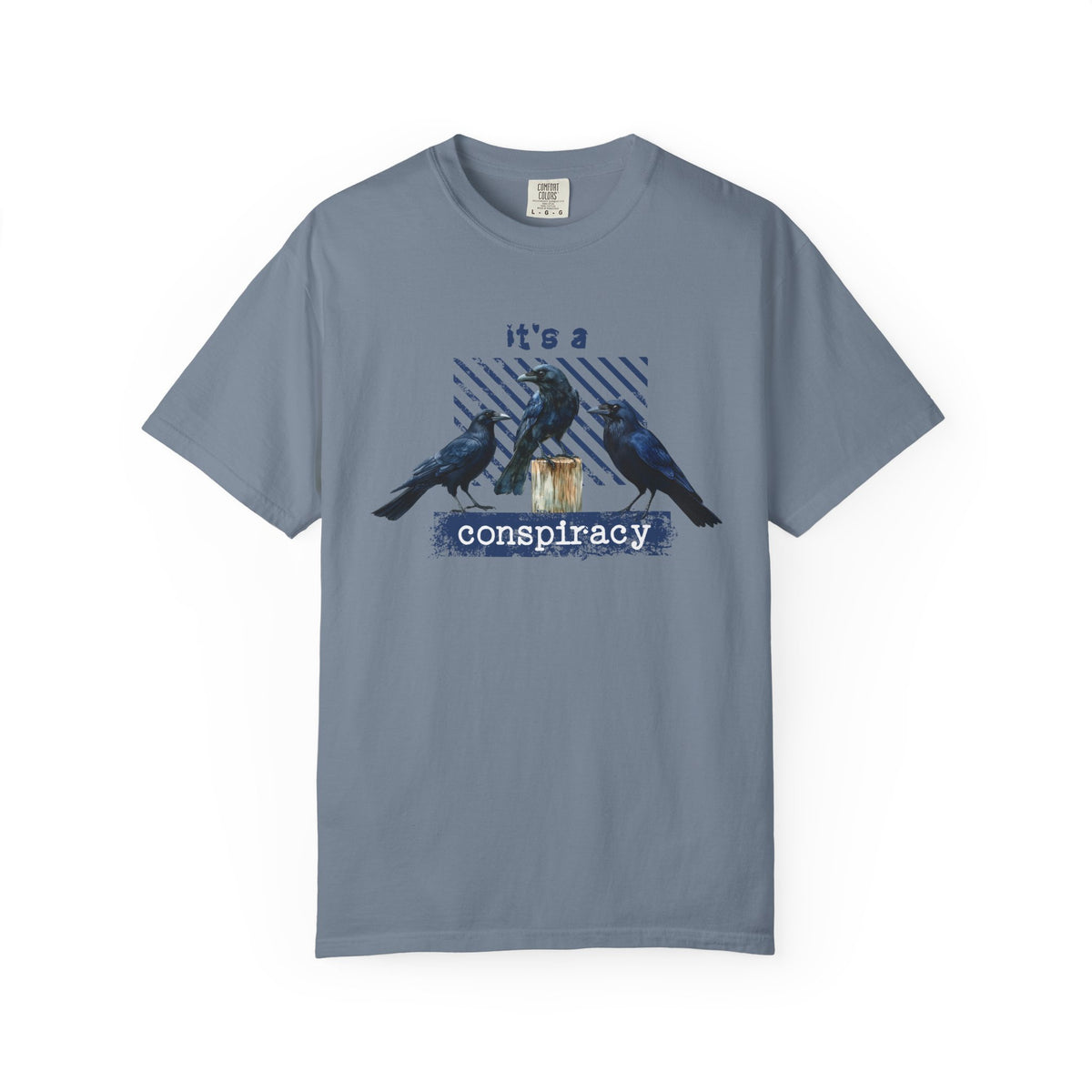 It's a Conspiracy Raven Trio T-Shirt | Crow Graphic Tee