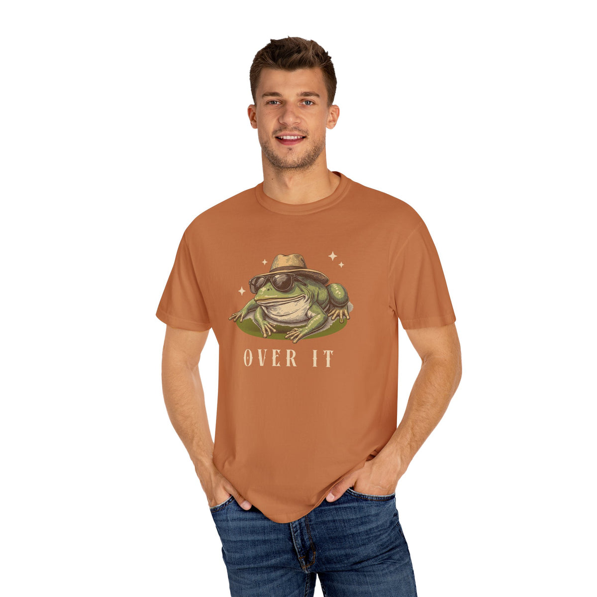 Funny Frog T-Shirt Retro Vibes Froggy Meme Shirt Vintage Frog And Toad Aesthetic Frog Lover Gift For Her Birthday Viral Trendy Shirt T-Shirt Printify Yam S