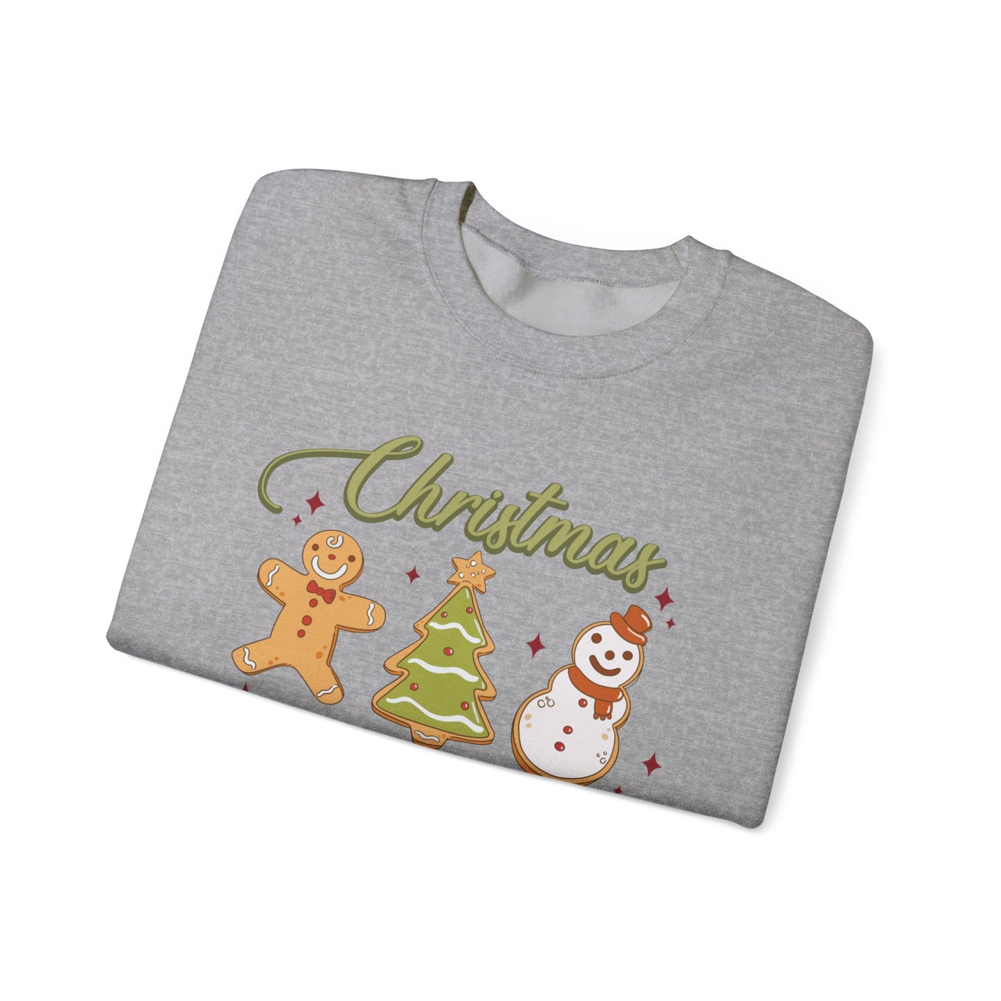 Christmas Baking Crew Sweatshirt, Christmas Baking Team Matching Sweater, Christmas Baking Women's Christmas Shirts, Christmas Cookie Crew Sweatshirt Printify   