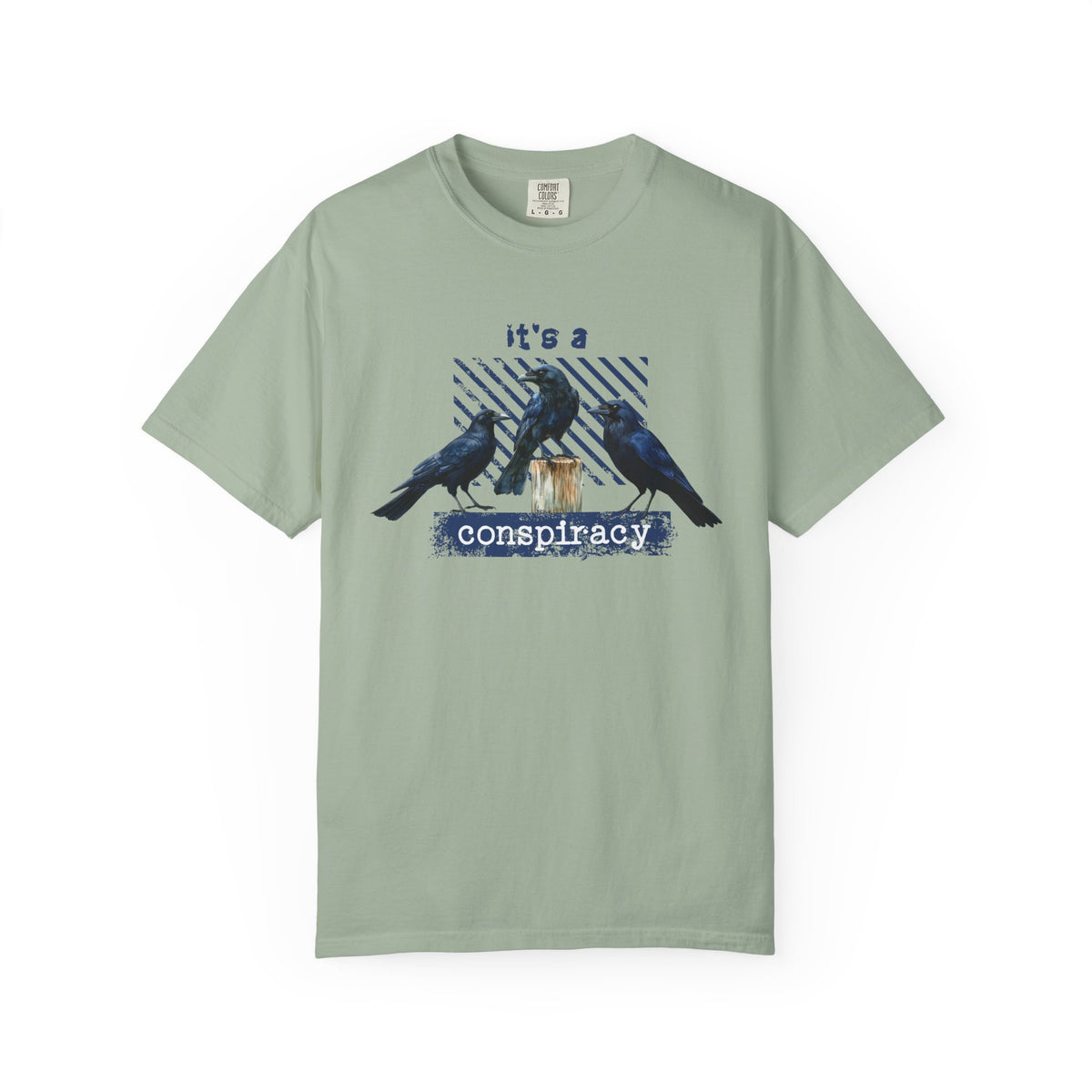 It's a Conspiracy Raven Trio T-Shirt | Crow Graphic Tee