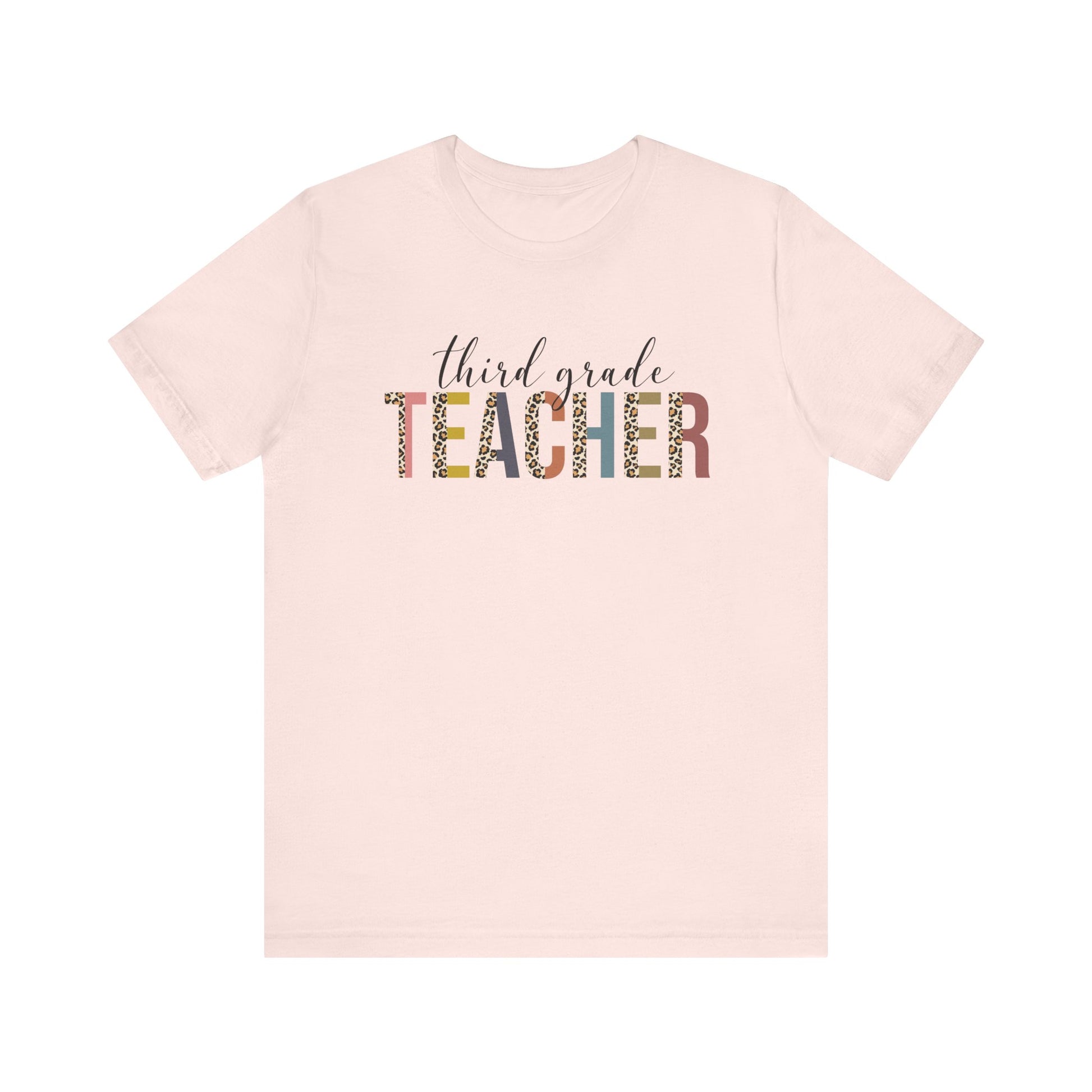 Cute Teacher TShirt Gift, Education Tee, Elementary School Teacher Appreciation, Funny Back To School Shirt, Teacher T-Shirt, Teacher Tee T-Shirt Printify Soft Pink XS 