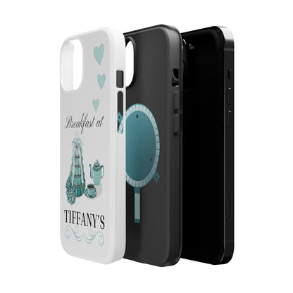 Breakfast at Tiffany's MagSafe Phone Case For Iphone Breakfast at Tiffanys Tough Phone Case Gift for Mom Audrey Hepburn Glamour I phone Case Phone Case Printify   