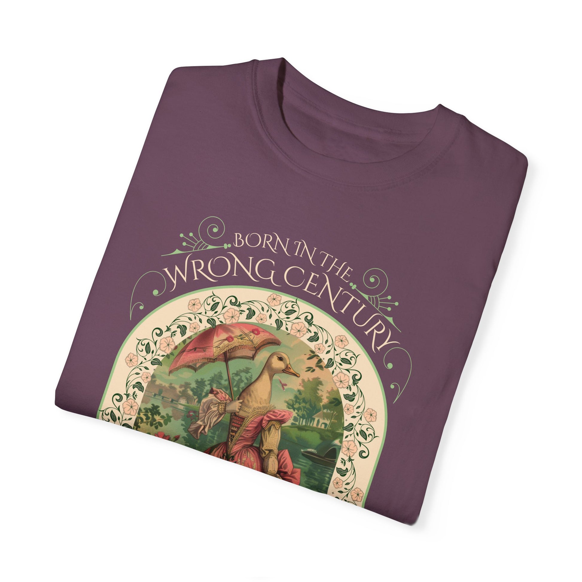 Historical Romance Reader TShirt Gift For Regency Victorian Period Goose Lover Shirt Regency Romance Book Gift For Her Vintage Goose Design T-Shirt Printify   