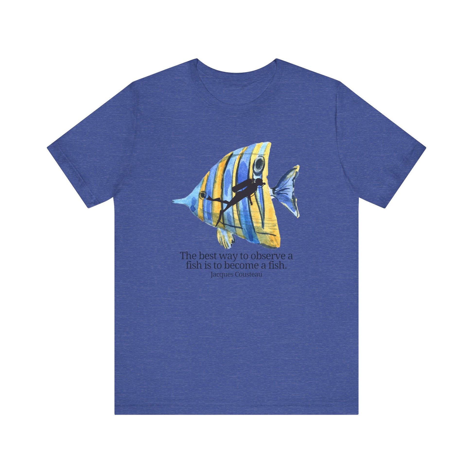 Scuba Diving Gift, Scuba Diving Shirt, Scuba Diver Gift, Diver TShirt, Gifts For Scuba Divers, Ocean Scuba Diving Shirt, Funny Diving Shirt T-Shirt Printify Heather True Royal XS 