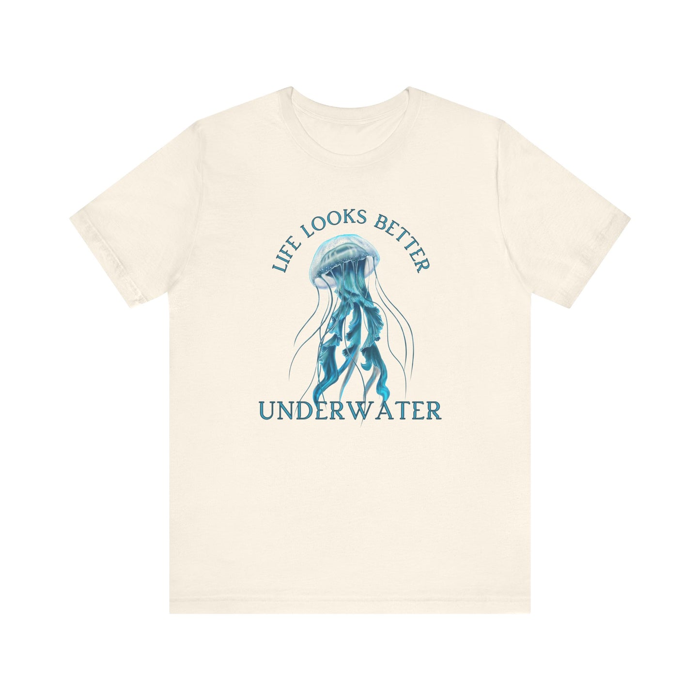 Scuba Diving Gift, Snorkel Tee, Scuba Diving Shirt, Scuba Diver Gift, Ocean Lover TShirt, Gifts For Scuba Divers, Diving Shirt Water Fun Te T-Shirt Printify Natural XS 