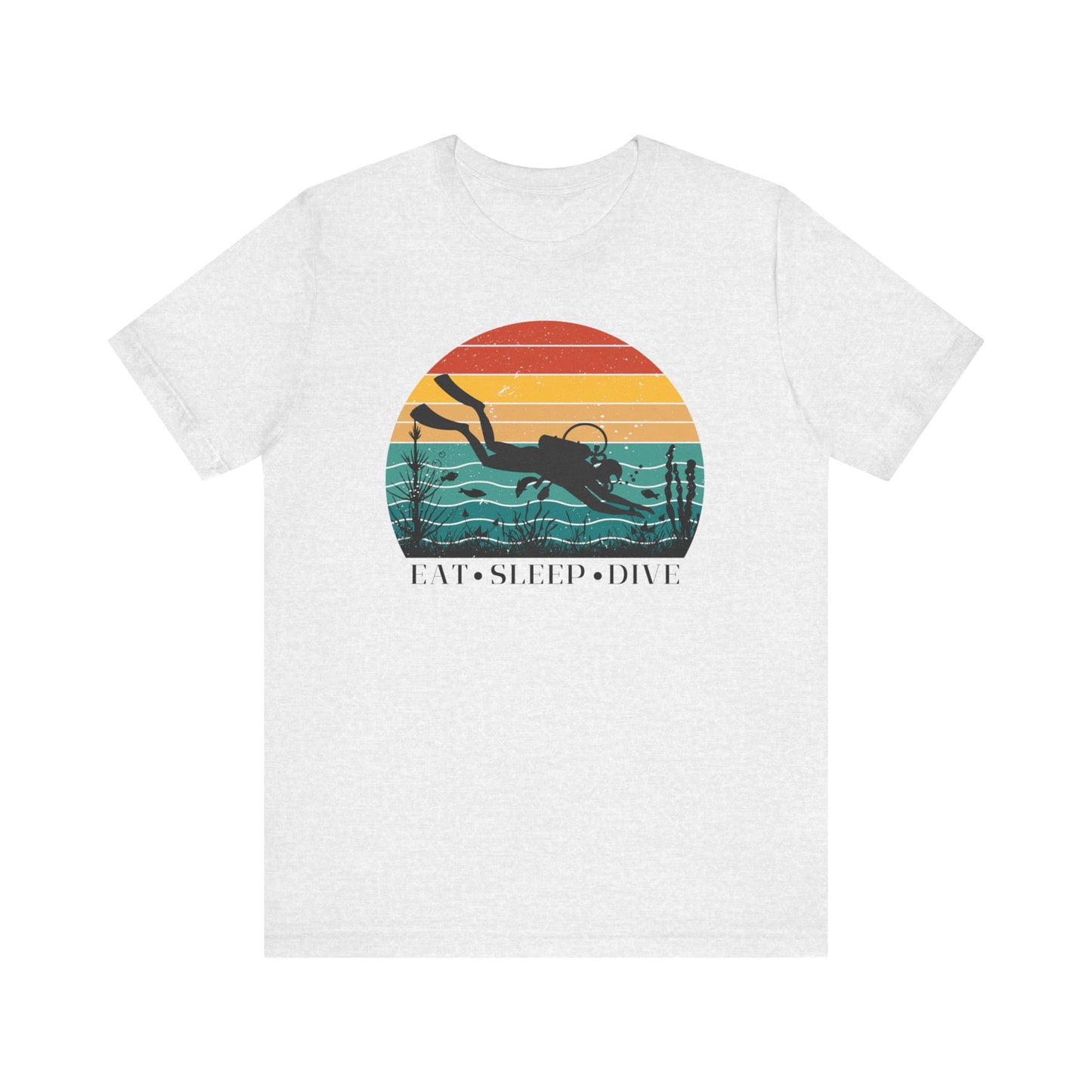 Scuba Diving Gift, Scuba Diving Shirt, Scuba Diver Gift, Diver TShirt, Gifts For Scuba Divers, Ocean Scuba Diving Shirt, Ocean Life Gear T-Shirt Printify Ash XS 