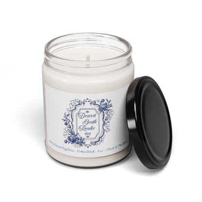Regency Personalized Soy Candle Book Lover Gift For Mom Custom Gift Book Club Gift For Her Birthday Booknerd Candle Gift For Reader Bookworm