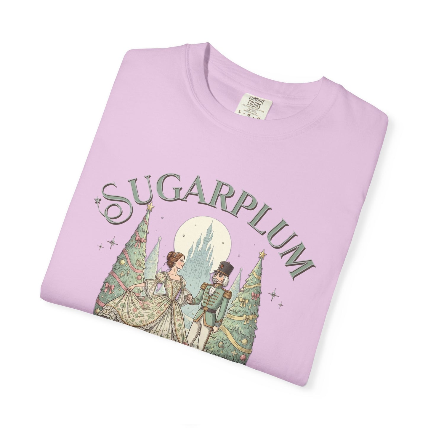 Nutcracker Ballet T-Shirt, Sugar Plum Fairy Christmas Tee, Holiday Dance Shirt, Coquette Pastel Christmas Gift