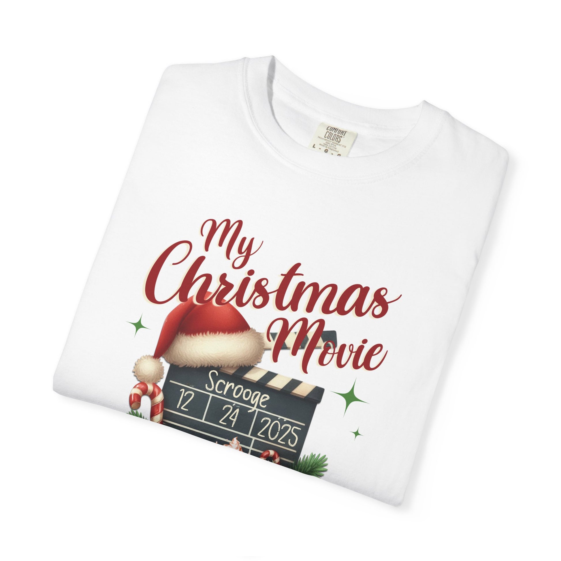 Custom Christmas Movie Watching Shirt, Holiday Movie Sweatshirt, Funny Gift For Her, Festive Shirts, Family Group Shirts, Xmas Keepsake Gift T-Shirt Printify