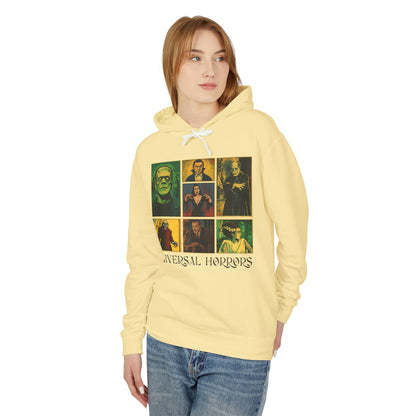 Universal Horrors Unisex Hooded Sweatshirt - Spooky Apparel for Halloween, Horror Fans, Movie Lovers, Cozy Wear, Gift Hoodie Printify