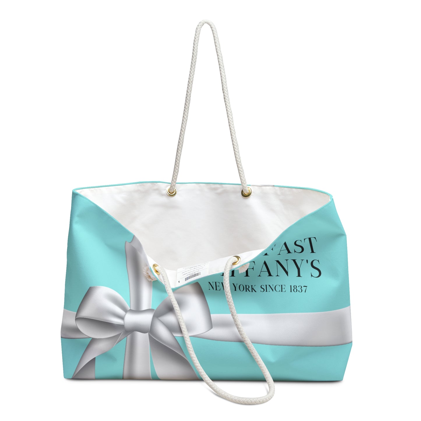 Personalized Breakfast At Tiffany's Weekender Bag Retro Audrey Hepburn Theme Gift For Bridal Shower Party Favor Birthday Gift Bride Tote Bag Bags Printify   