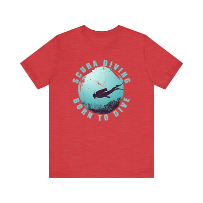 Scuba Diving Gift, Scuba Diving Shirt, Scuba Diver Gift, Diver TShirt, Gifts For Scuba Divers, Ocean Scuba Diving Shirt, Ocean Life Gear T-Shirt Printify Heather Red XS 