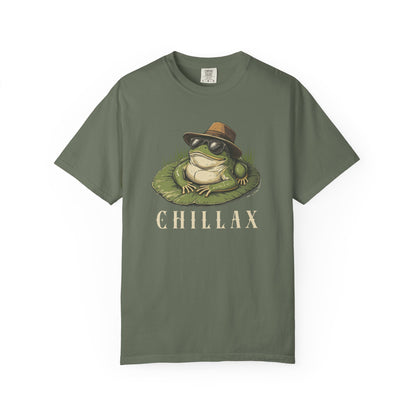 Funny Frog T-Shirt Retro Vibes Froggy Meme Shirt Vintage Frog And Toad Aesthetic Frog Lover Gift For Her Birthday Viral Trendy Shirt T-Shirt Printify Moss S