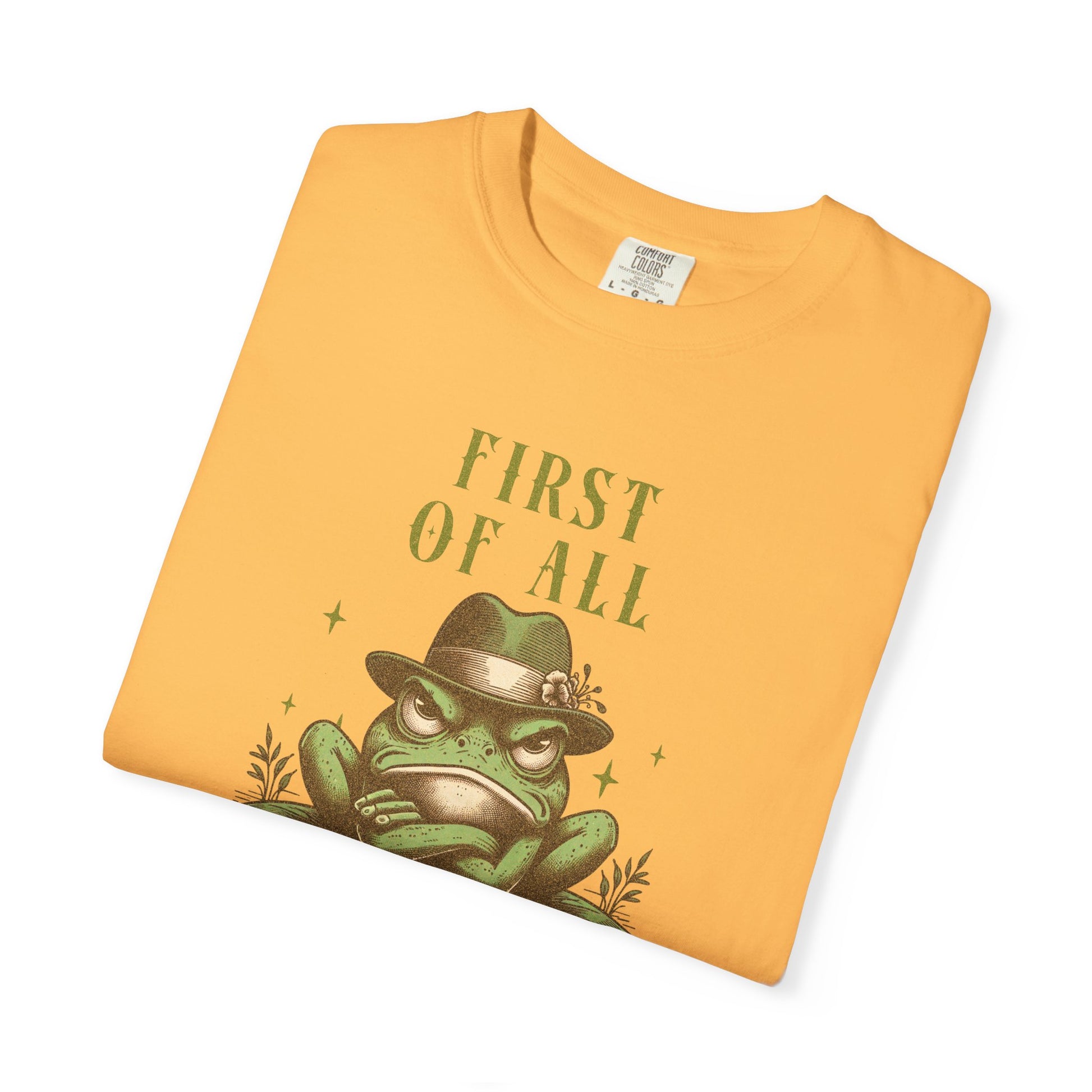Funny Grumpy Frog T-Shirt Retro Froggy Meme Shirt Vintage Frog And Toad Aesthetic Frog Lover Gift For Her Vibes Birthday Viral Trendy Shirt T-Shirt Printify