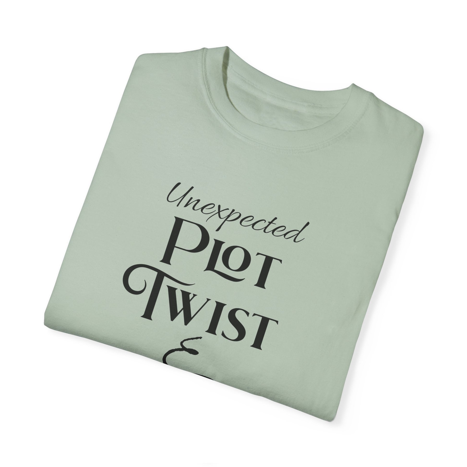 Plot Twist T-Shirt Author Shirt Pregnancy Announcement For Expecting Blog Writers Journalists Gift For Her Baby Shower Gift Baby Reveal T-Shirt Printify   