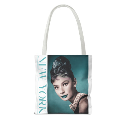 New York Fashion Tote Bag Retro Audrey Hepburn Theme Gift For Bridal Shower Party Favor Birthday Gift Bride Tote Bags Bags Printify