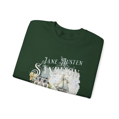 Jane Austen Sweatshirt, Sanditon Historical Romance, Bookish Literary Gift, Jane Austen Fan Art Shirt, Gift for Her, Gift for Readers, Sweatshirt Printify   