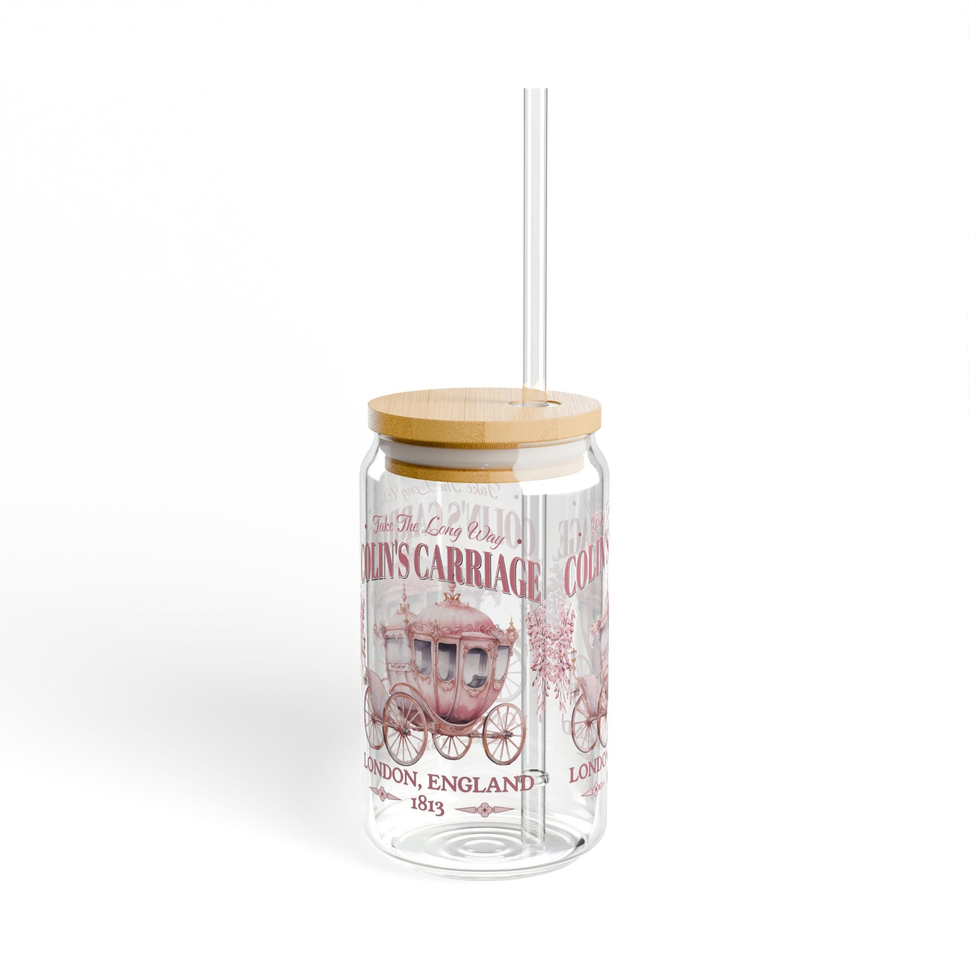 Colins Carriage Ride Sipper Glass Beer Can Tumbler Regency Lovers Gift For Colin Penelope Fan Historical Romance Reader Bookclub Gift BFF Mug Printify   