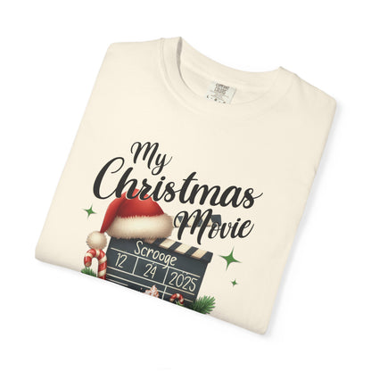 Custom Christmas Movie Watching Shirt, Holiday Movie Sweatshirt, Funny Gift For Her, Festive Shirts, Family Group Shirts, Xmas Keepsake Gift T-Shirt Printify