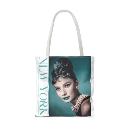 New York Fashion Tote Bag Retro Audrey Hepburn Theme Gift For Bridal Shower Party Favor Birthday Gift Bride Tote Bags Bags Printify