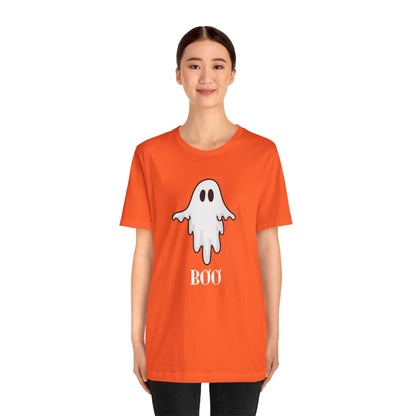 Halloween Ghost  TShirt,  Cute Ghost Shirt, Spooky Season Tee, Halloween Party T-Shirt, Autumn Style T Shirt, Trick or Treating Style, T-Shirt Printify   