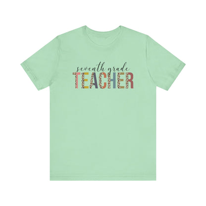 Cute Teacher TShirt Gift, Education Tee, Elementary School Teacher Appreciation, Funny Back To School Shirt, Teacher T-Shirt, Teacher Tee T-Shirt Printify Mint XS 