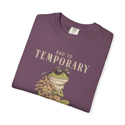 Funny Frog T-Shirt Retro Self Care Froggy Meme Shirt Vintage Frog And Toad Aesthetic Frog Lover Gift For Her Birthday Viral Trendy Shirt